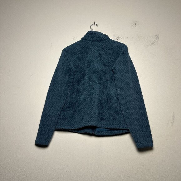 Columbia Beech Forest Fleece Jacket Women L Green Sherpa Winter Tech Outerwear - Picture 2 of 13